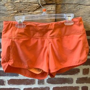 Orange lulu shorts